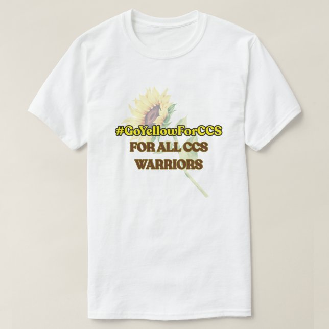 #GoYellowForCCS - Alle CCS-Krieger-Hemden T-Shirt (Design vorne)