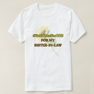 #GoYellowForCCS - T-shirt de belle-soeur