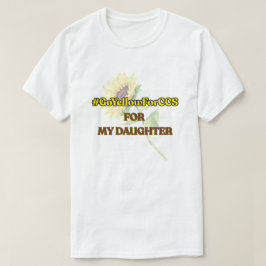 #GoYellowForCCS - Tochter-Hemd T-Shirt