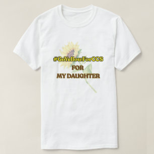#GoYellowForCCS - Tochter-Hemd T-Shirt