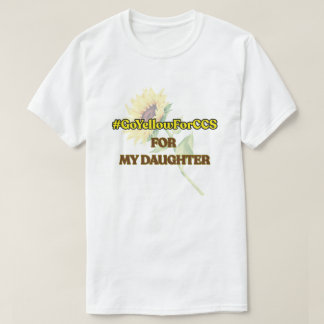 #GoYellowForCCS - Tochter-Hemd T-Shirt