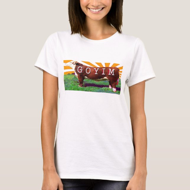 Goyim ou T-shirt de bétail (Devant)