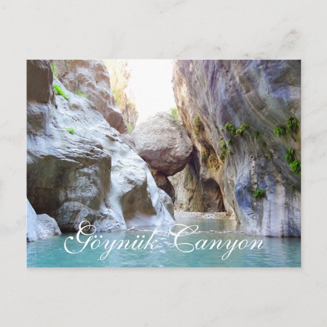 Göynük Canyon, Kemer, Antalya, Türkei Postkarte (Vorderseite)