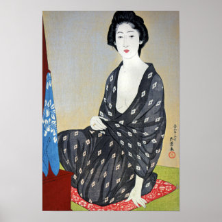 Goyo Woman im Sommerkleid Poster