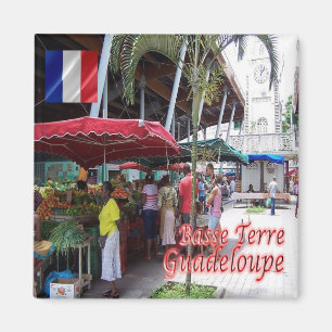 GP - Guadeloupe - Basse Terre - Gewürzmarkt Magnet