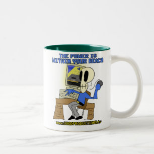 GP innerhalb Ihrer Reichweite-Tasse Zweifarbige Tasse