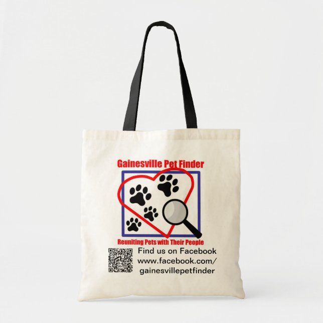 GPF Logo, Verbindung und QR Taschen-Tasche Tragetasche (Vorne)