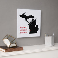 GPS-Koordinaten von Holland Michigan