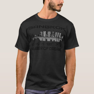 GPS koordiniert Bangkok Skyline Dream City 2 T-Shirt