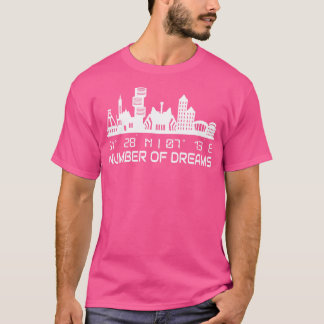 GPS koordiniert Stadt Bochum Skyline Dream City T-Shirt