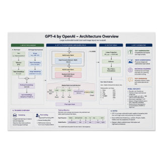 GPT-4 von OpenAI Poster