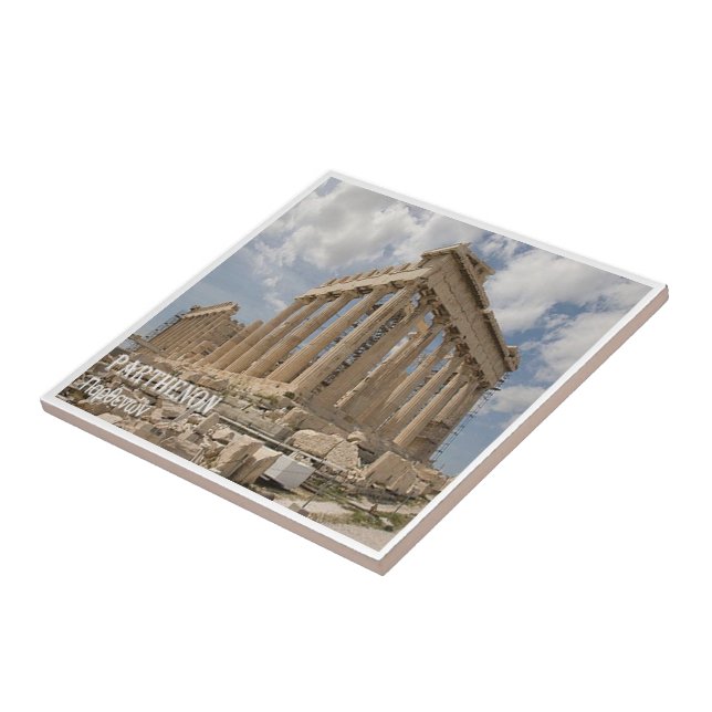GR042 PARTHENON, Griechenland, Fliese (Seite)