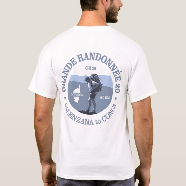 GR20 Korsika (BG) T-Shirt (Rückseite)