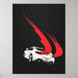 GR86 Touge Lights Poster