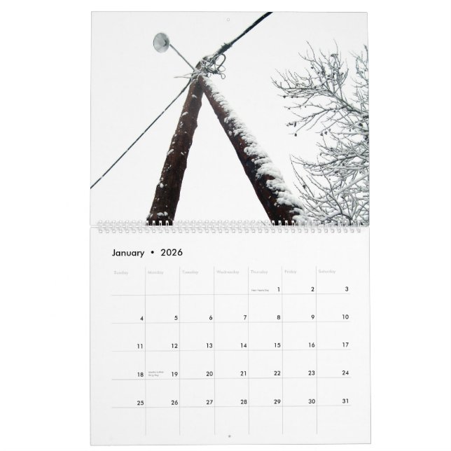 GR - 4 Jahreszeiten (15 Monate) Kalender (Jan 2026)