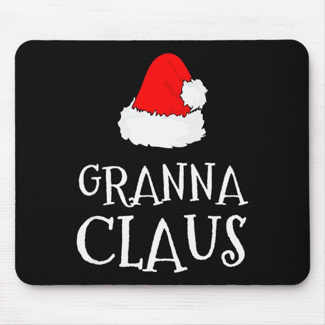Gr Claus Christmas Santa's Pajama Family Matching  Mousepad (Vorne)