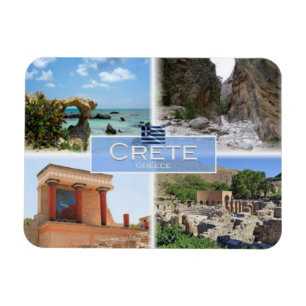 GR Griechenland - Kreta - Knossos - Elafonisi - Magnet