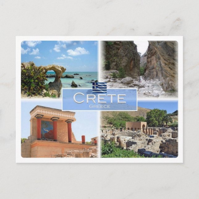 GR Griechenland - Kreta - Postkarte (Vorderseite)