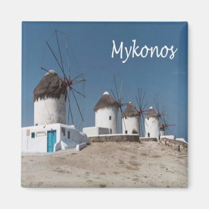 GR - Griechenland - Mykonos - Windmühlen Magnet
