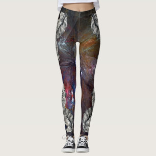 Grá charismatischer Nebelfleck Leggings