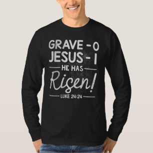 Grab 0 Jesus 1 Er hat Jesus religiöse Easte versch T-Shirt