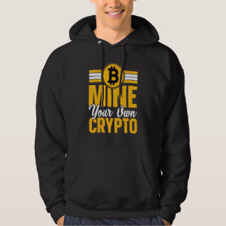 Grab Deinen Eigenen Krypto Bitcoin BTC Krypto Männ Hoodie