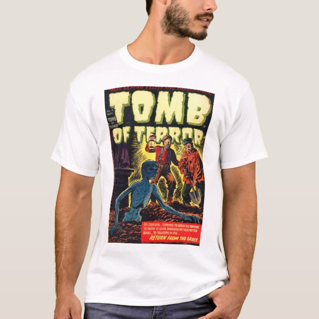 Grab der Terror-Rückkehr vom ernsten T - Shirt (Vorderseite)