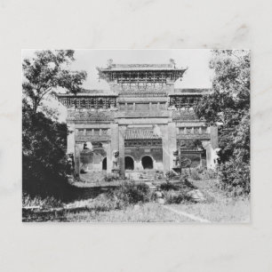 Grab des Kaisers Qing Taizong Postkarte