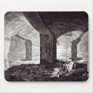Grab des Kardinals bei Tarquinia, c.1780 Mousepad