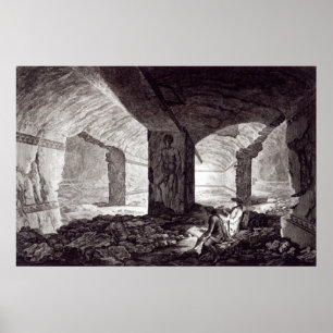 Grab des Kardinals bei Tarquinia, c.1780 Poster