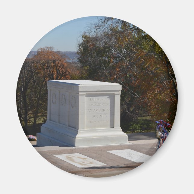 Grab des unbekannten Soldaten Arlington Magnet (Vorne)