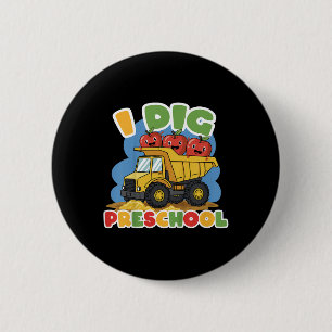 Grab Preschool Erster Tag Zurück zur Schule Studen Button