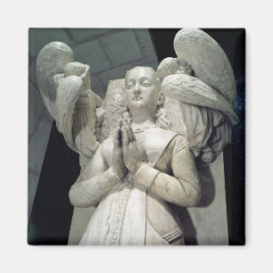 Grab von Agnes Sorel 1450-59 Magnet