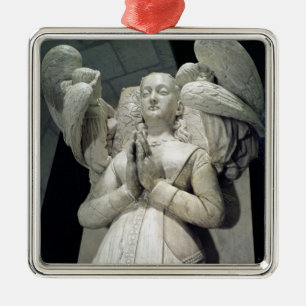 Grab von Agnes Sorel 1450-59 Silbernes Ornament