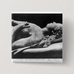 Grab von Catherine de Medici und von Henri II Button