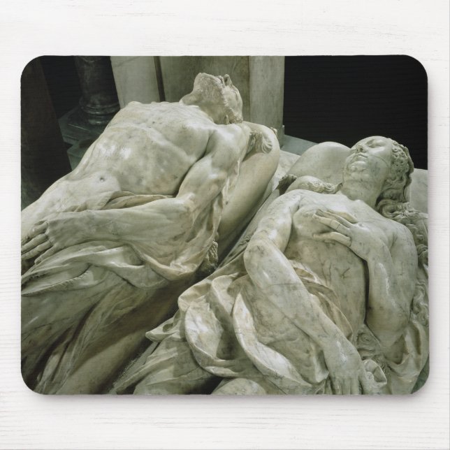 Grab von Catherine de Medici und von Henri II Mousepad (Vorne)
