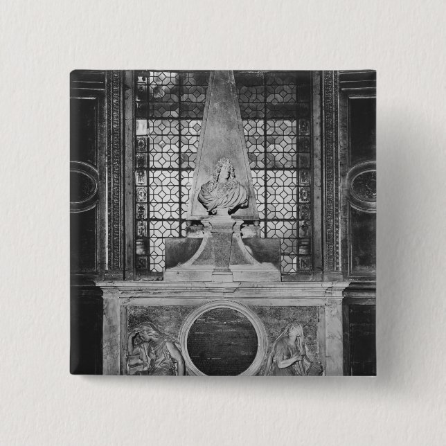 Grab von Charles Le Brun und seine Ehefrau Button (Vorderseite)