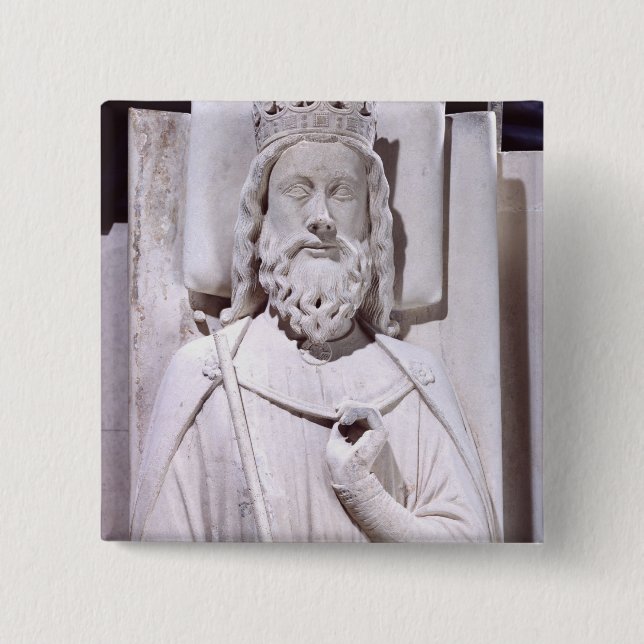 Grab von Clovis I, König der Fränke Button (Vorderseite)