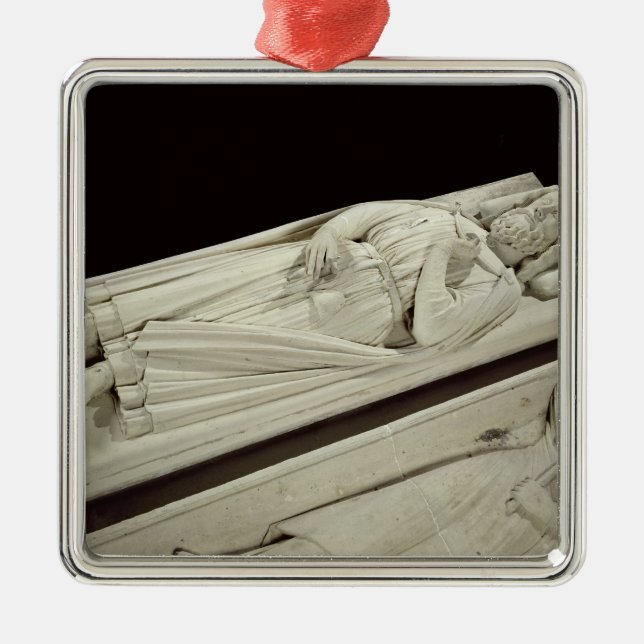 Grab von Clovis I Silbernes Ornament (Vorne)
