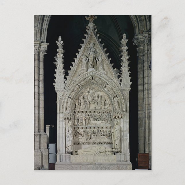 Grab von Dagobert I. King of the Franks Postkarte (Vorderseite)