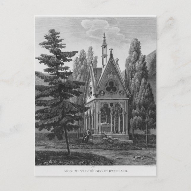 Grab von Heloise und Abelard Postkarte (Vorderseite)