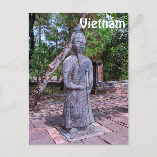 Grab von Kaiser Khai Dinh - Hue, Vietnam Postkarte (Vorderseite)