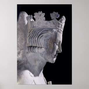 Grab von Pepin "das kurze", König der Fränke Poster