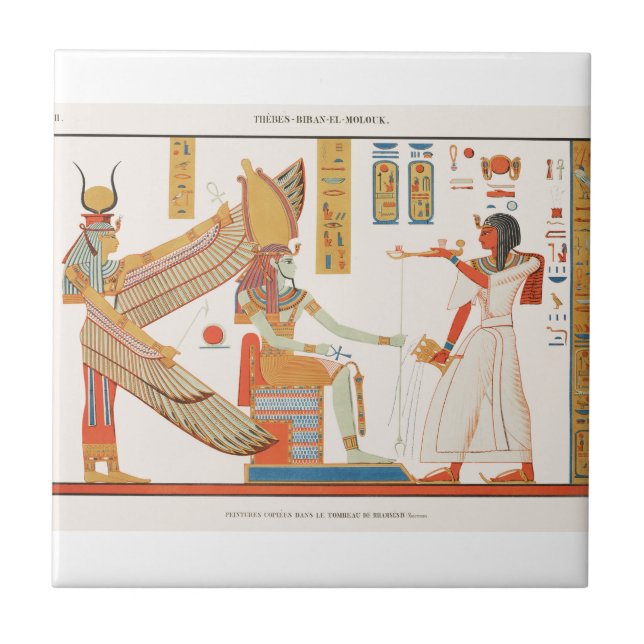 Grab von Ramses IV ägyptische antike Kunst Fliese (Vorderseite)