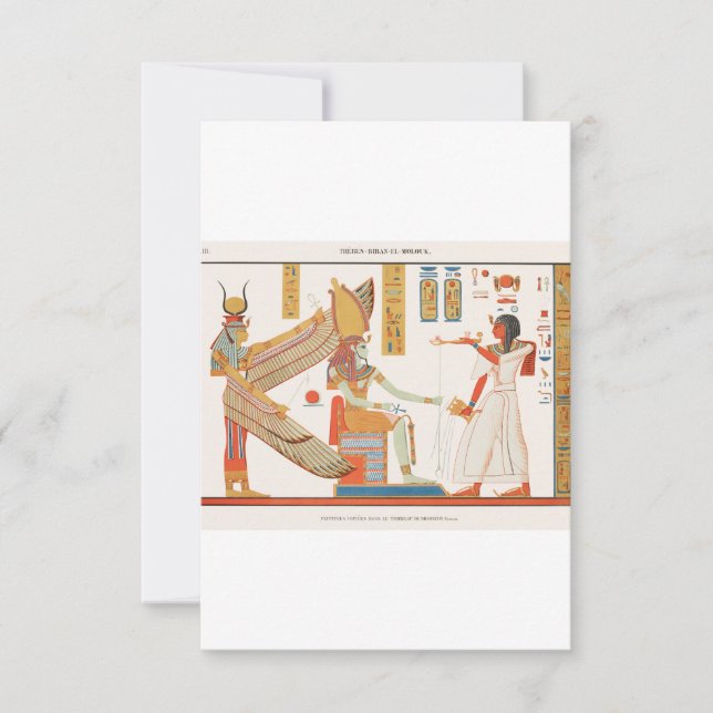 Grab von Ramses IV ägyptische antike Kunst Save The Date (Vorderseite)