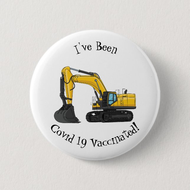 Grabbagger-Cartoon Button (Vorderseite)