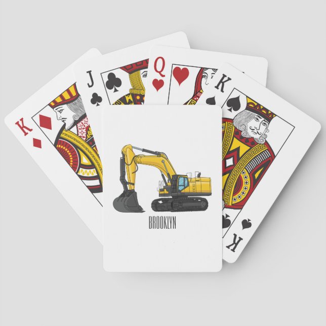 Grabbagger-Cartoon Spielkarten (Rückseite)