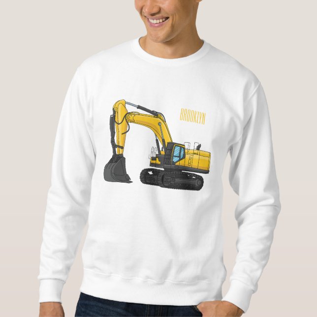 Grabbagger-Cartoon Sweatshirt (Vorderseite)