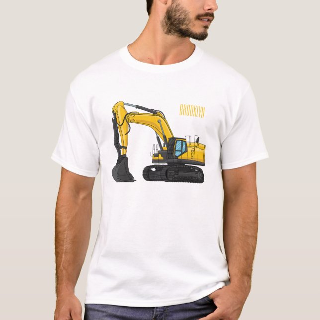Grabbagger-Cartoon T-Shirt (Vorderseite)