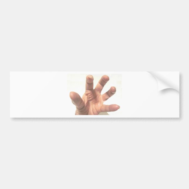 Grabbing Hand Autoaufkleber (Vorne)